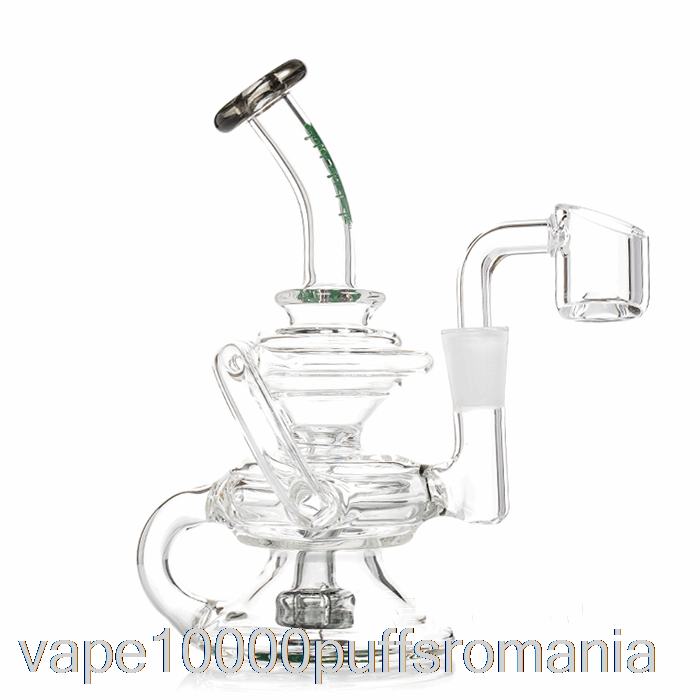 Vape Romania Ooze Rip Tide Mini Reciclator Dab Rig Sea Star (clar / Roz)